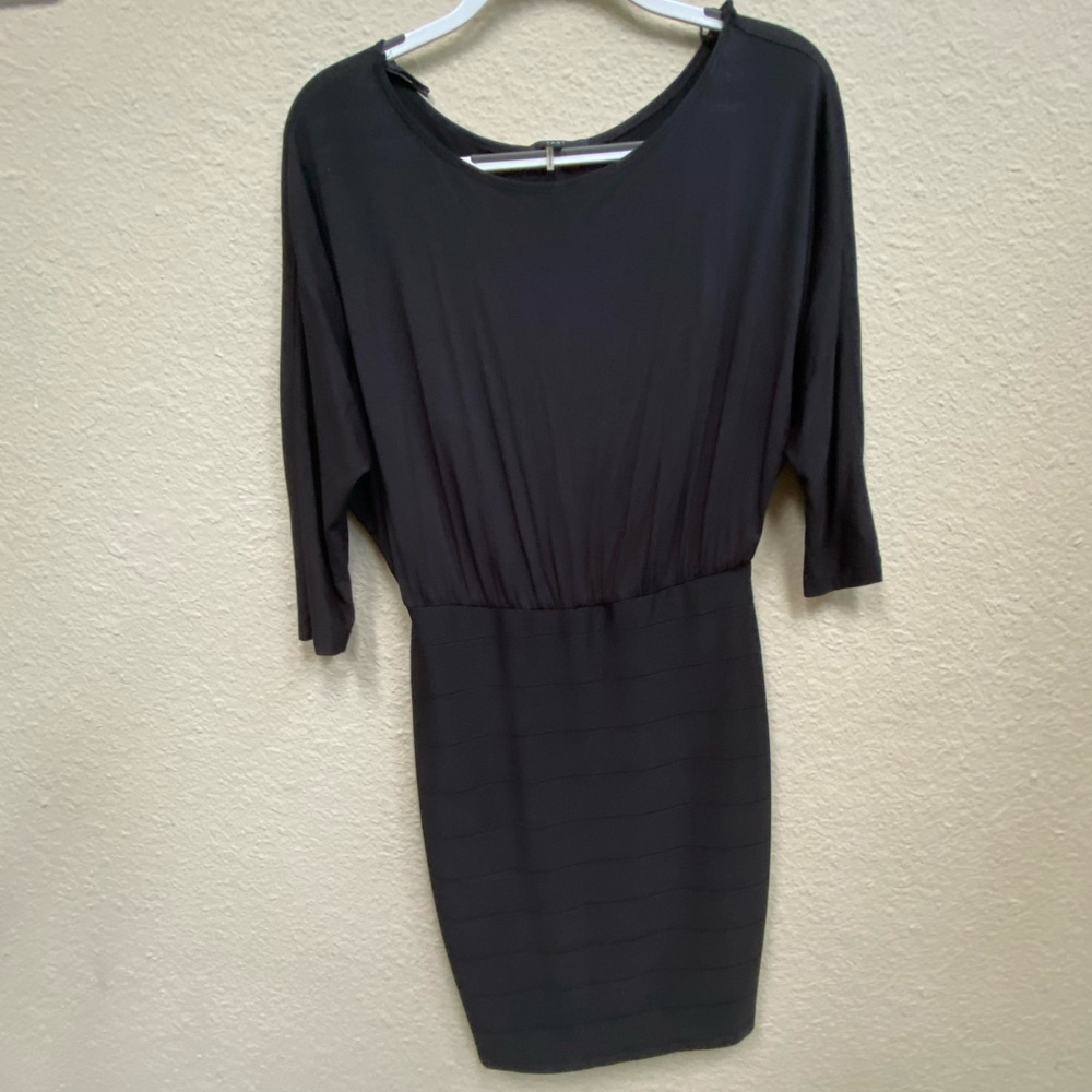 TART RAVEENA BANDAGE DRESS SZ S BLACK